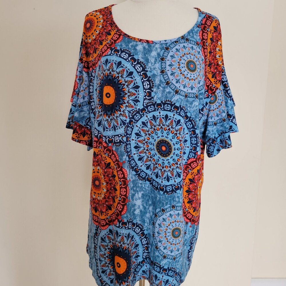 Fairy Boho Chic Flowy Top | Size 2X